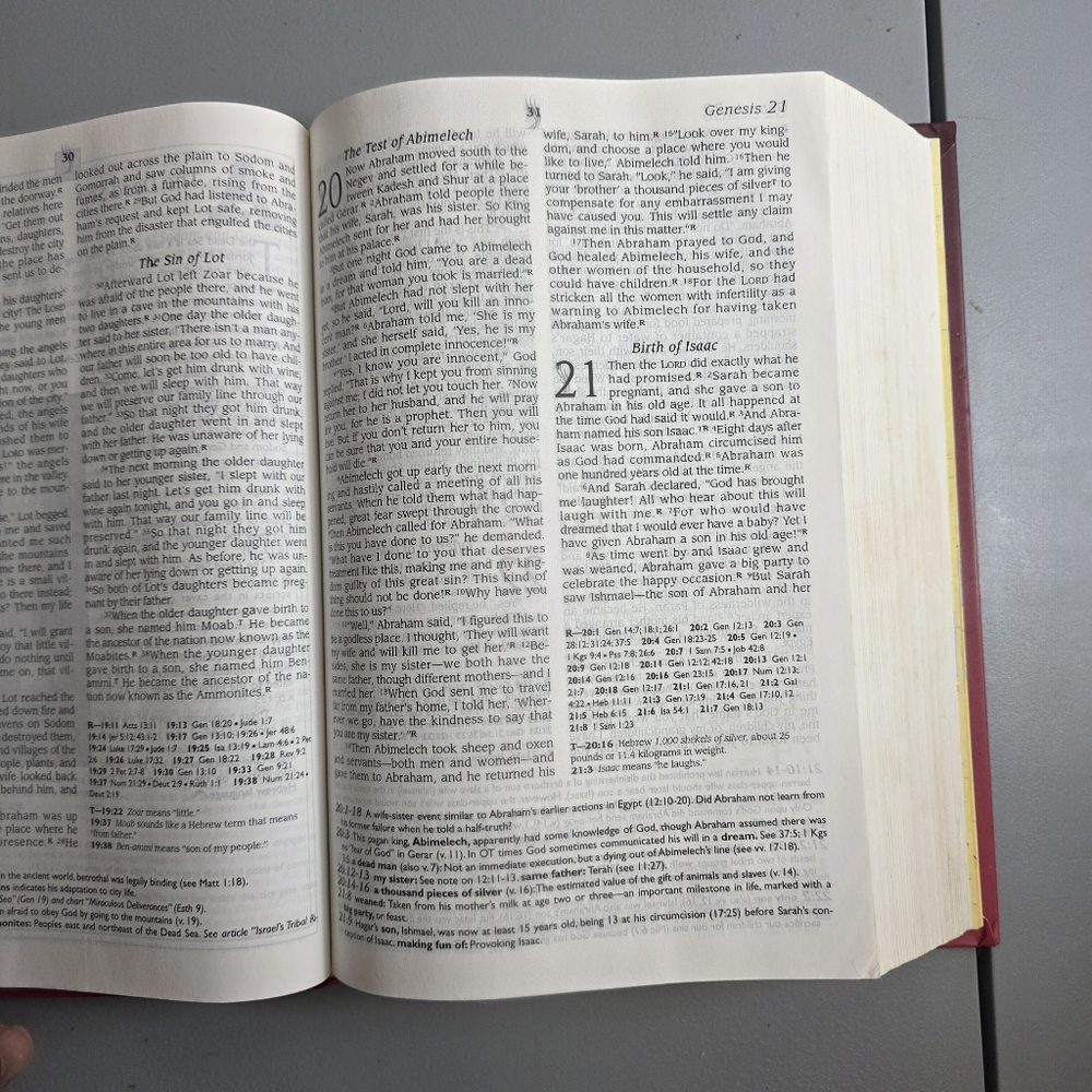 Nelson The Open Bible New Living Translation Hardcover - Picture 8 of 11